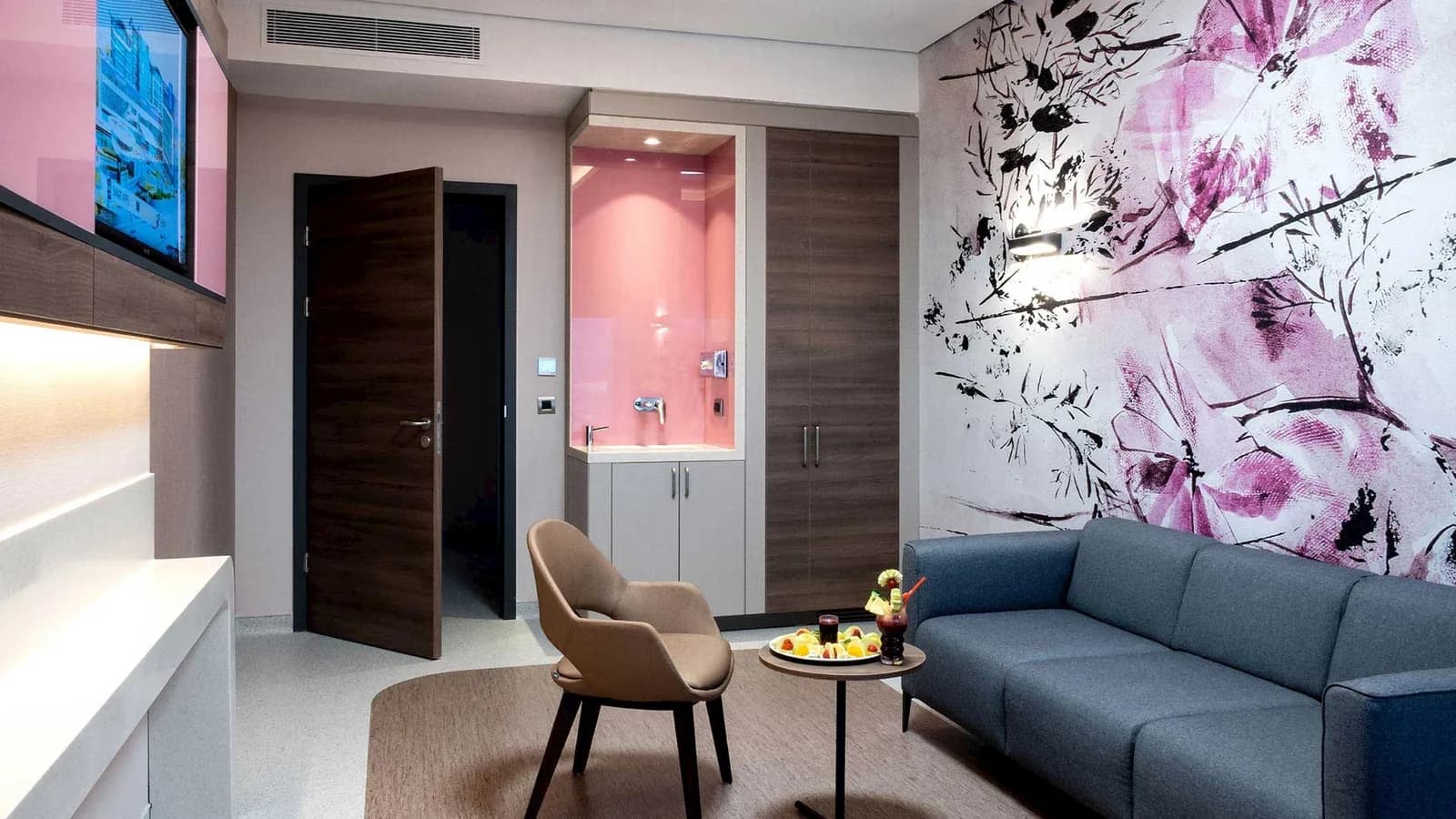 Patient and family room at Medipol Mega University Hospital